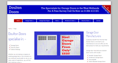 Desktop Screenshot of garage-doors-west-midlands.co.uk